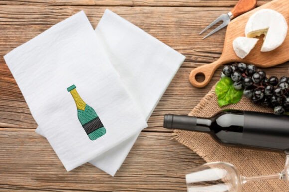 Champagne File Mini Embroidery