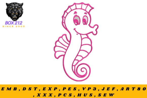 Ocean Wonders Marine Animal Embroidery