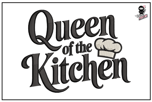 Queen of the Kitchen Embroidery