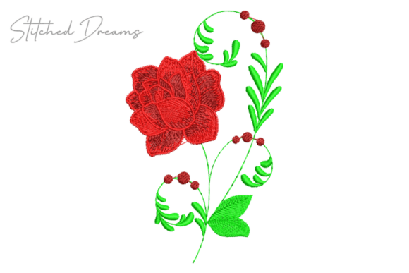 The Flower is Beautiful Embroidery