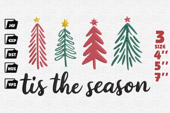 Tis the Season Holiday Embroidery