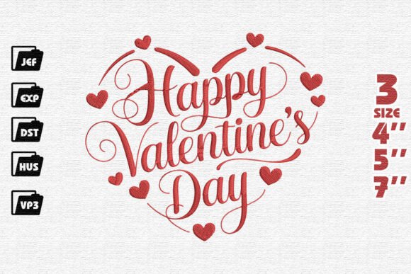 Valentine’s Day Needlework Embroidery